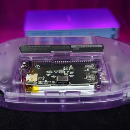 Atomic Purple Game Boy Advance GBA iPS LCD Usb-C 1800 mAh Rechargeable Battery