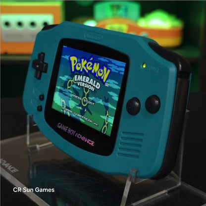 Teal Game Boy Advance GBA iPS V5 LCD USB-C 1800 mAh Rechargeable Battery