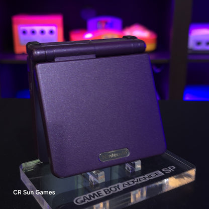 Purple Nintendo Game Boy Advance GBA SP IPS MOD Adjustable Brightness