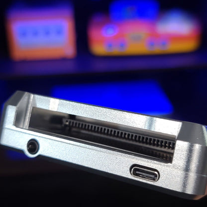 Gameboy Advance GBA SP Unhinged Aluminum IPS UsbC 1700 mAh Battery Headphone Mod