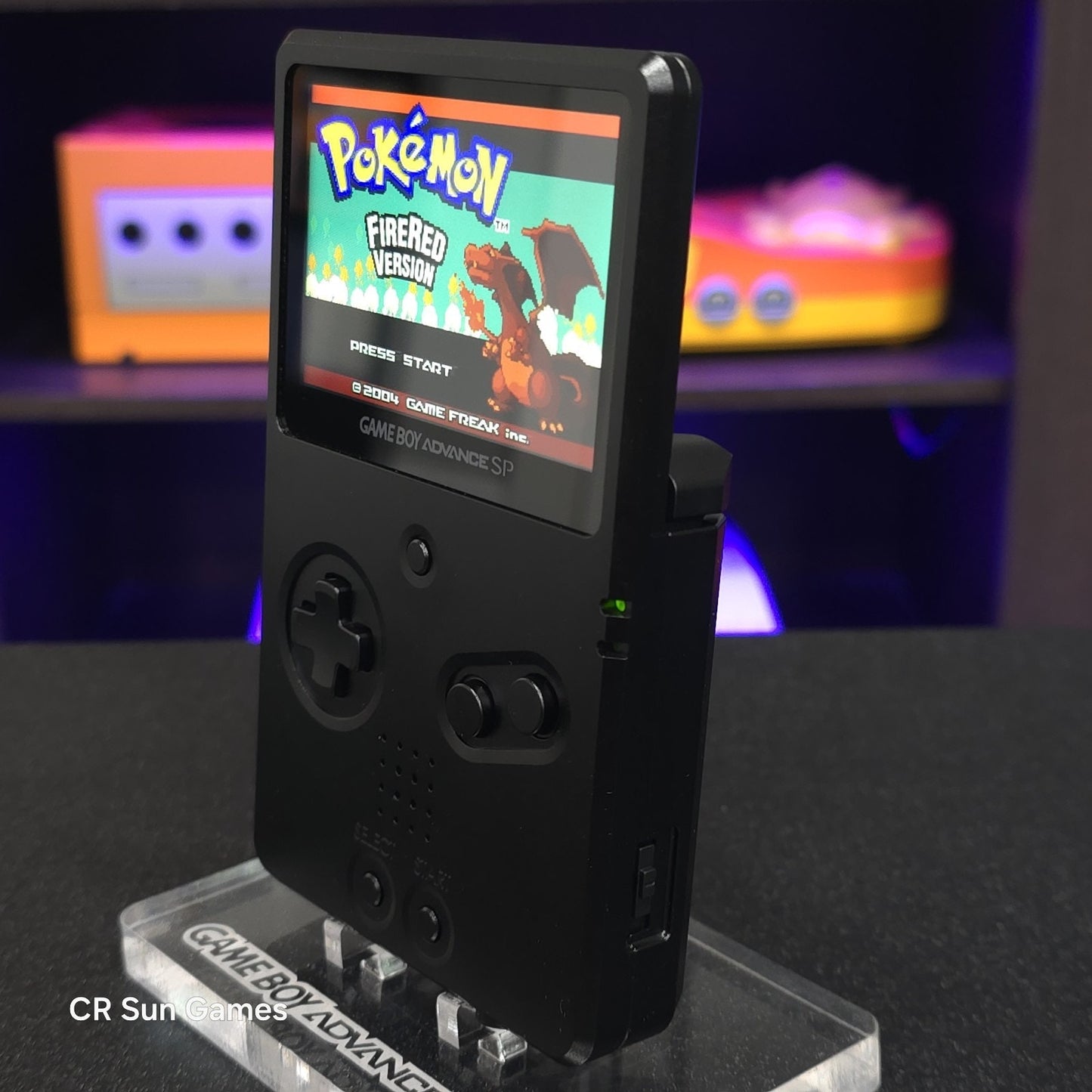 Gameboy Advance GBA SP Unhinged Aluminum IPS UsbC 1700 mAh Battery Headphone