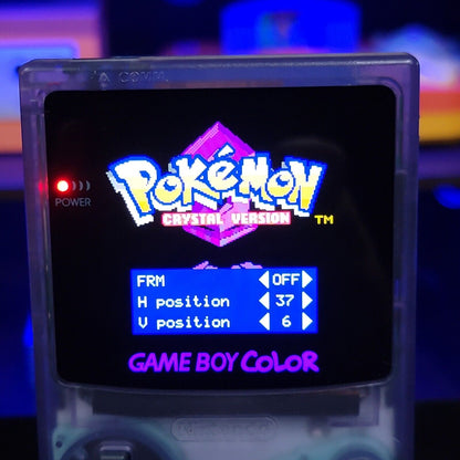 Atomic Purple Gameboy Color Console OLED Touch Screen USB-C Rechargeable Battery