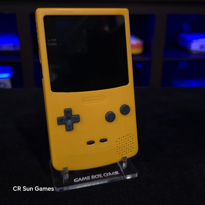 Yellow Gameboy Color Console OLED Touch Screen GBC Game Boy