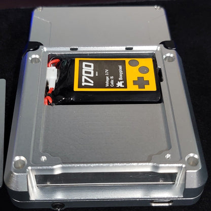 Gameboy Advance GBA SP Unhinged Aluminum IPS UsbC 1700 mAh Battery Headphone Mod