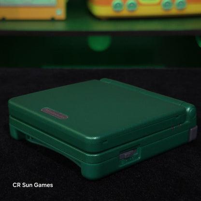 Green Nintendo Game Boy Advance GBA SP IPS MOD Adjustable Brightness