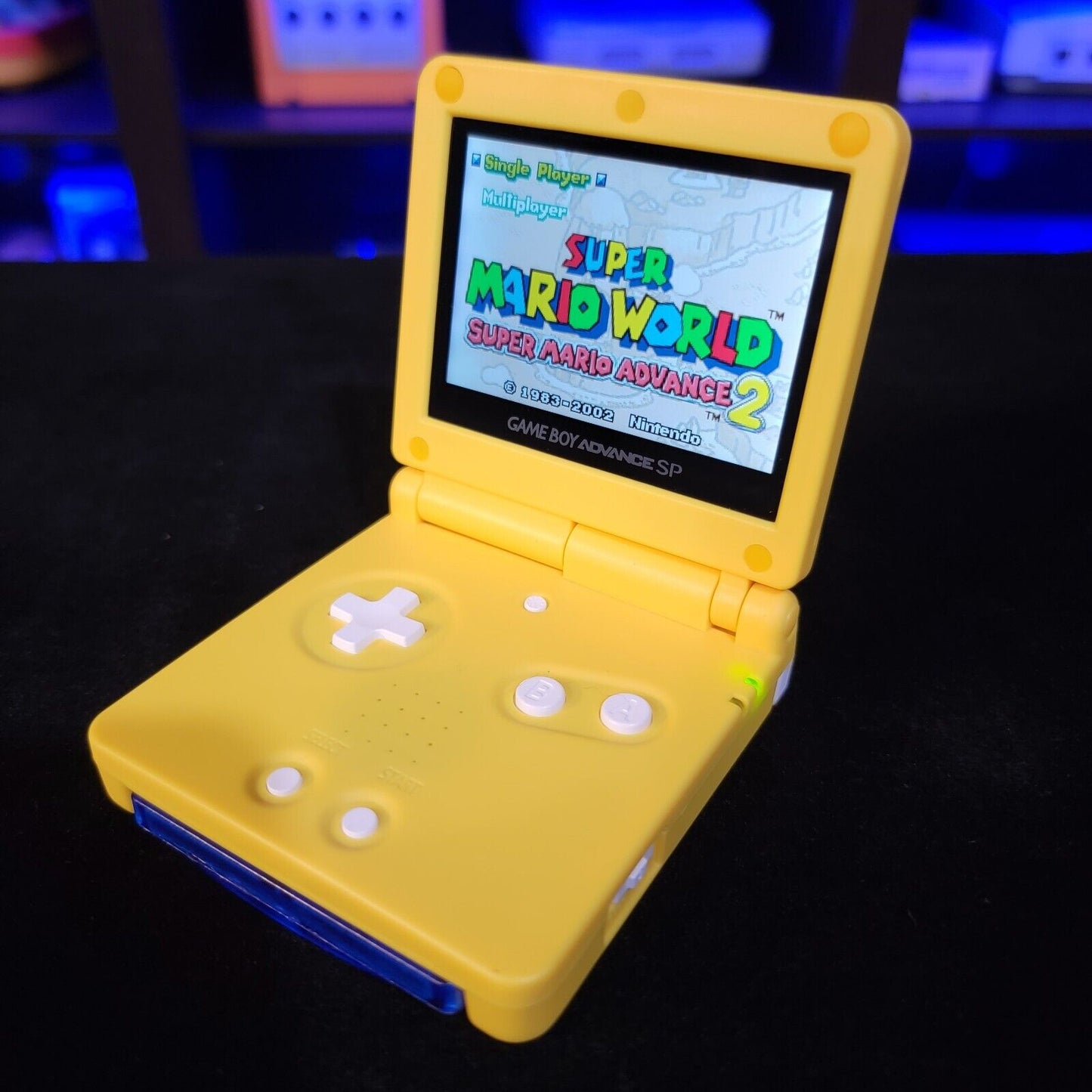 Mario Nintendo Game Boy Advance GBA SP IPS MOD Adjustable Brightness