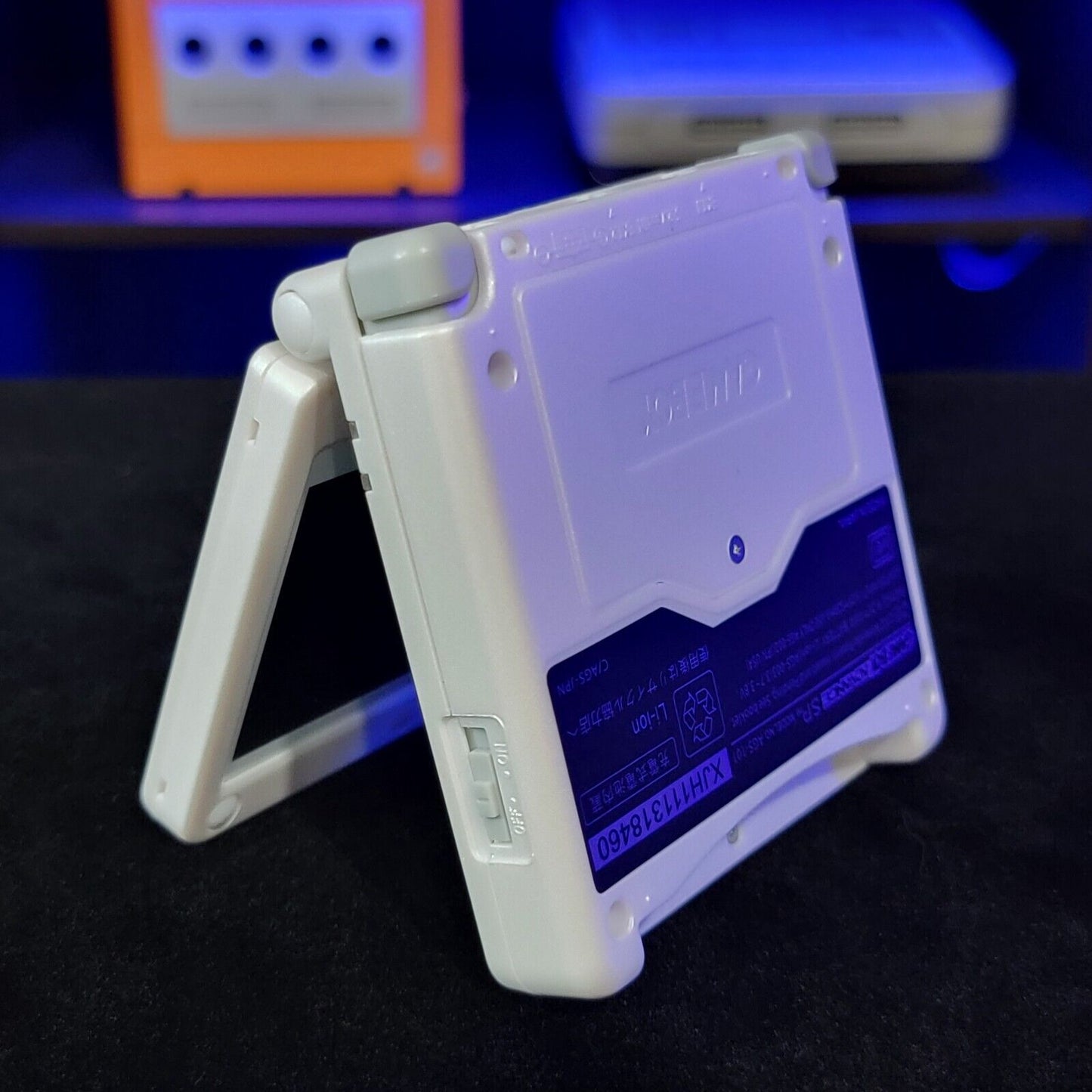 White Green Nintendo Game Boy Advance GBA SP IPS Mod Adjustable Brightness