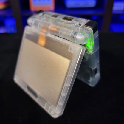 Clear Nintendo Game Boy Advance GBA SP IPS MOD Adjustable Brightness