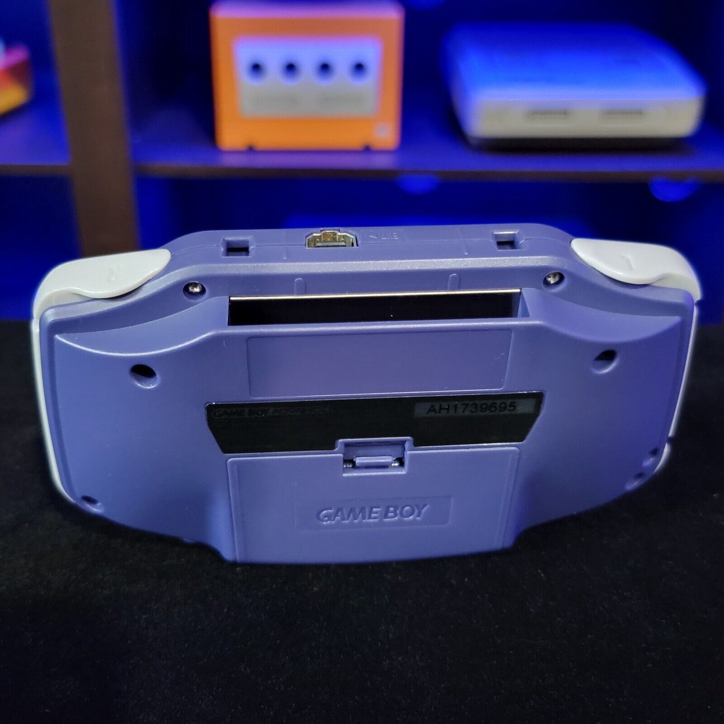 Indigo Game Boy Advance GBA Console with iPS V2 Backlit LCD MOD Console
