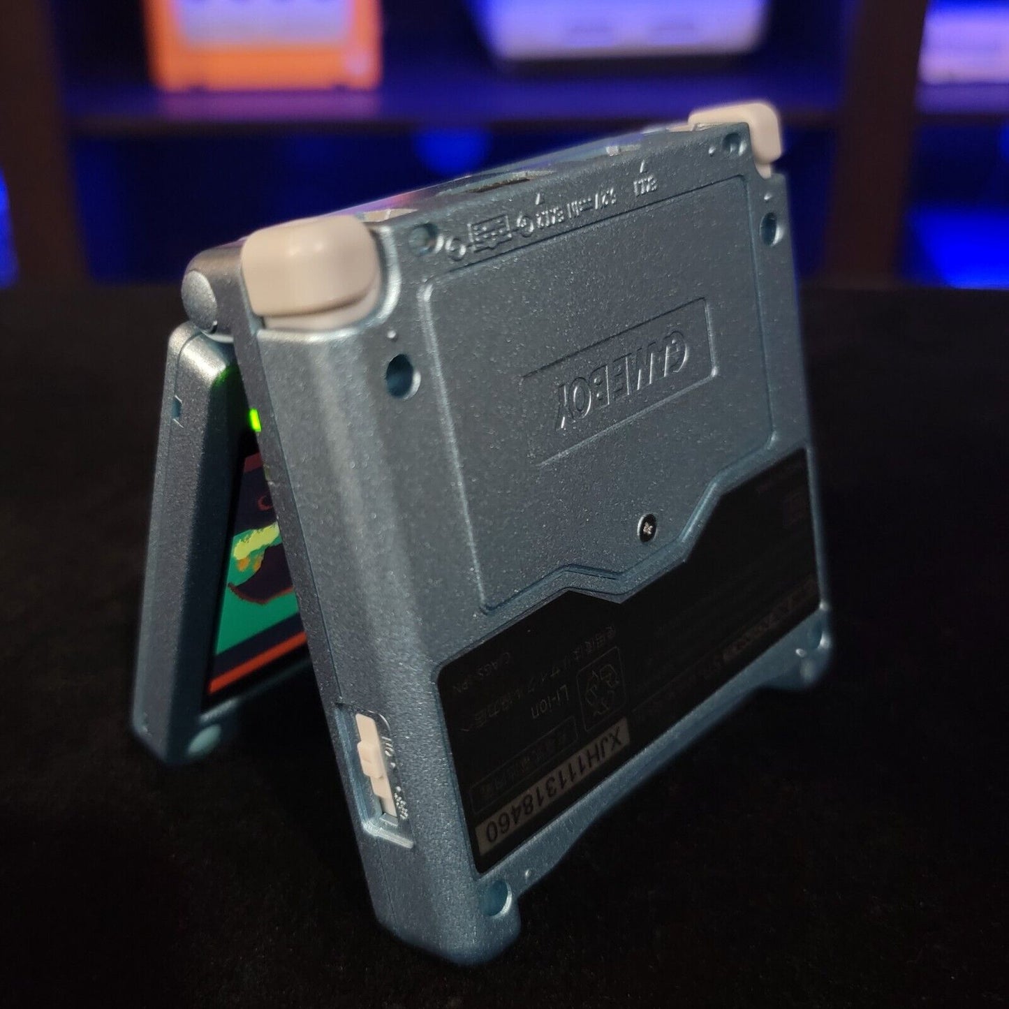 Pearl Blue Nintendo Game Boy Advance GBA SP IPS MOD Adjustable Brightness