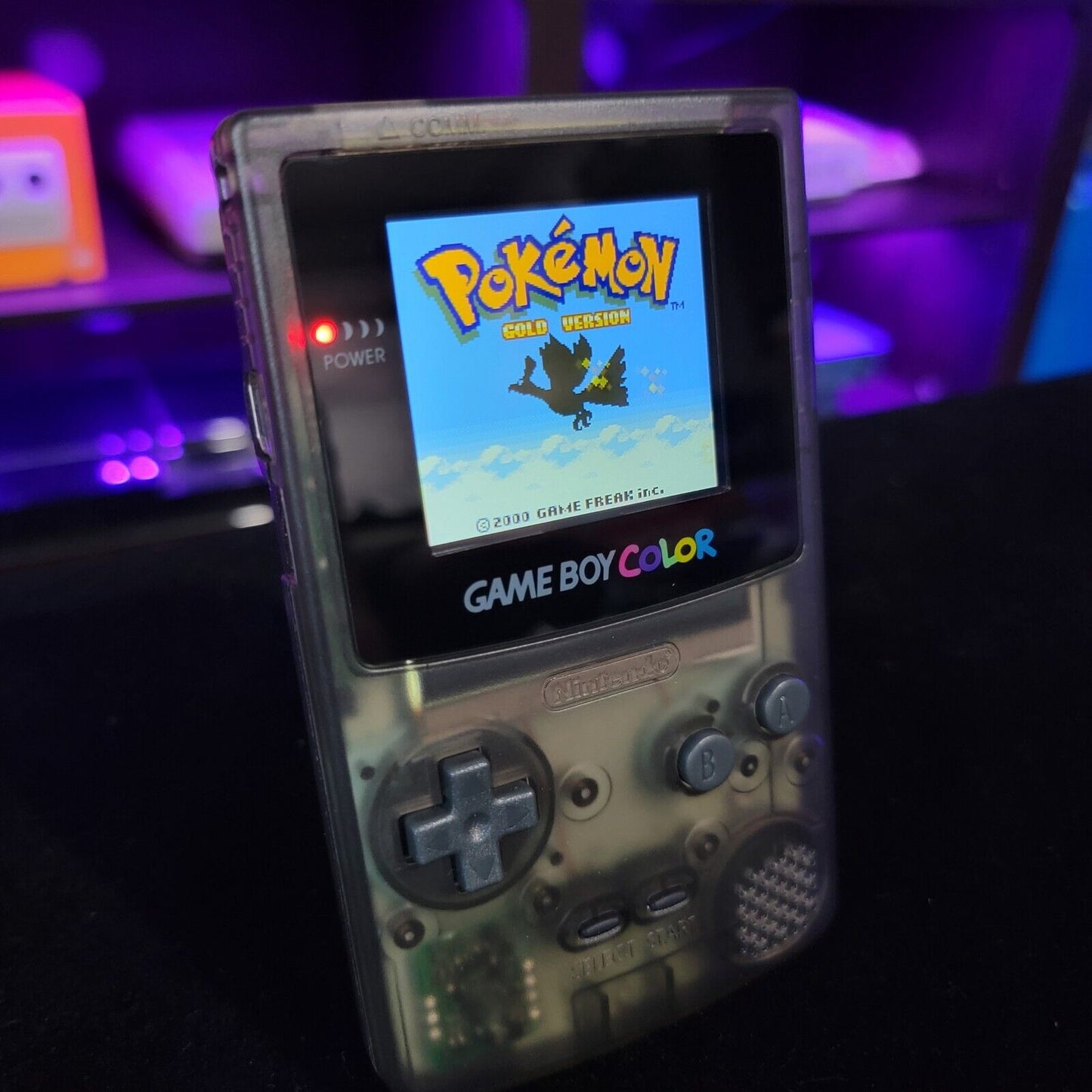 Smoke Grey Gameboy Color IPS Console Backlit LCD Screen GBC Game Boy