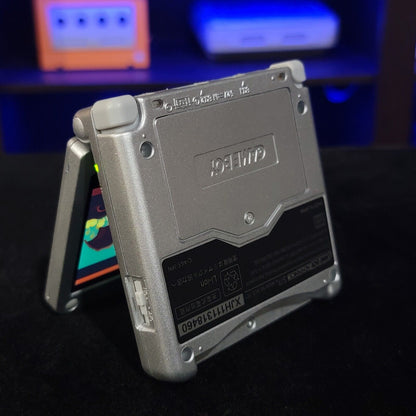 Silver Nintendo Game Boy Advance GBA SP IPS MOD Adjustable Brightness