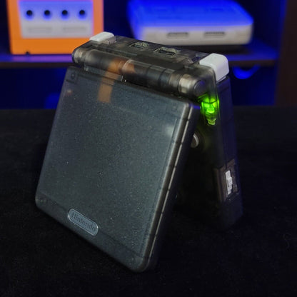 Smoke Grey Nintendo Game Boy Advance GBA SP IPS MOD Adjustable Brightness